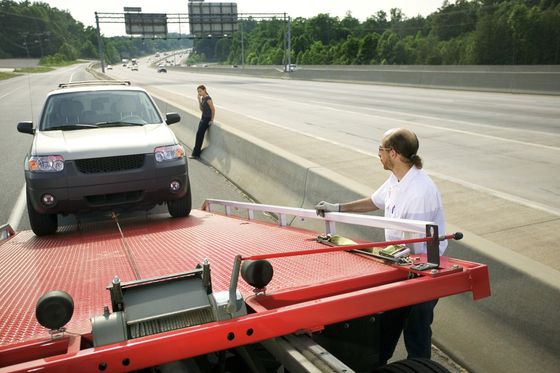 Towing services at Ellmore Auto Collision
